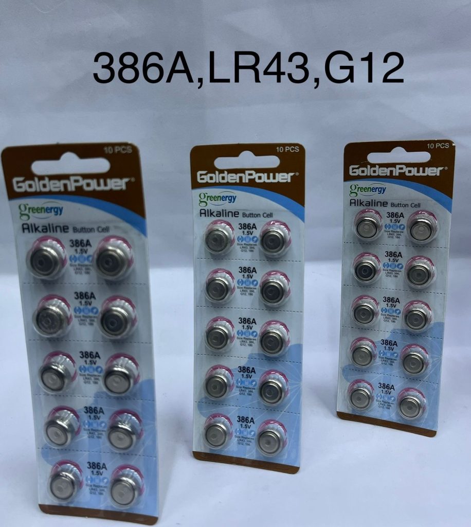 Батарейка таблетка 386А/LR43/G12