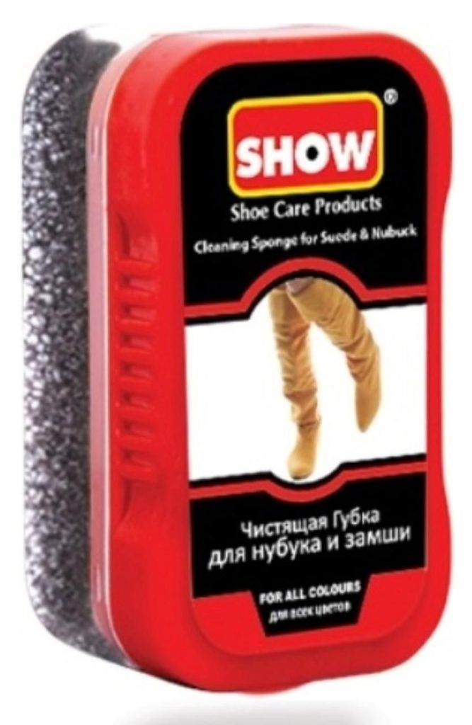Губка чистящая SHOW для нубука и замши размер мини