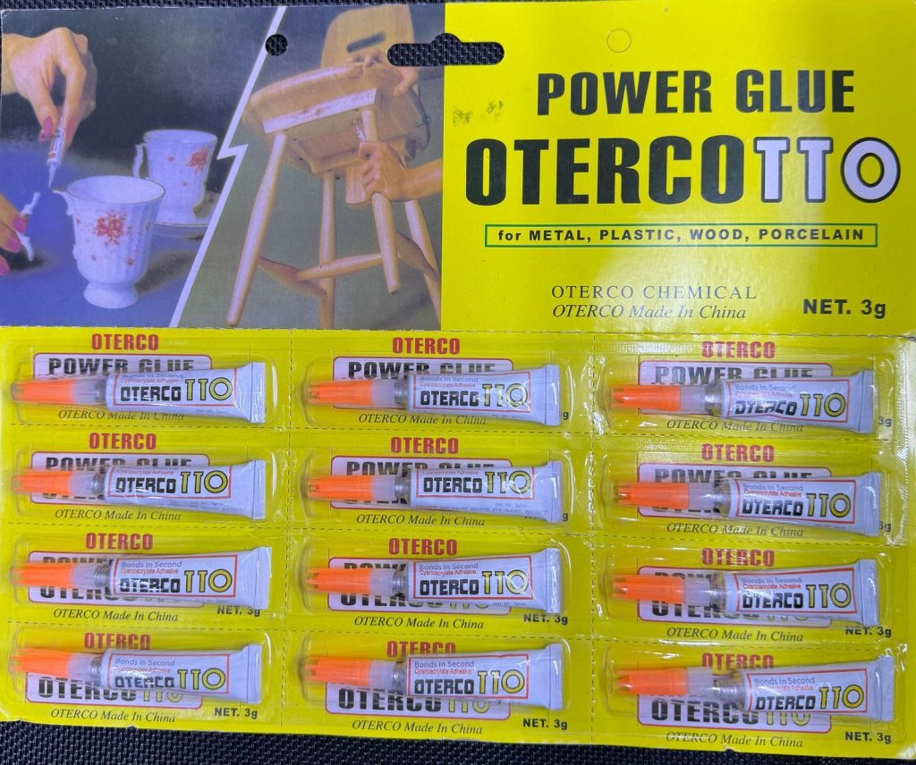 Суперклей на листе OTERCO 12 штук (FS-Y-7 )