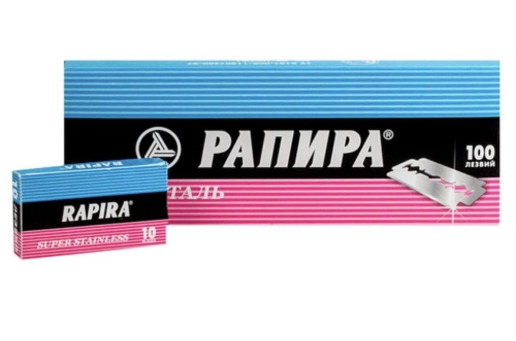 Сменные лезвия для бритья РАПИРА. Россия оригинал.