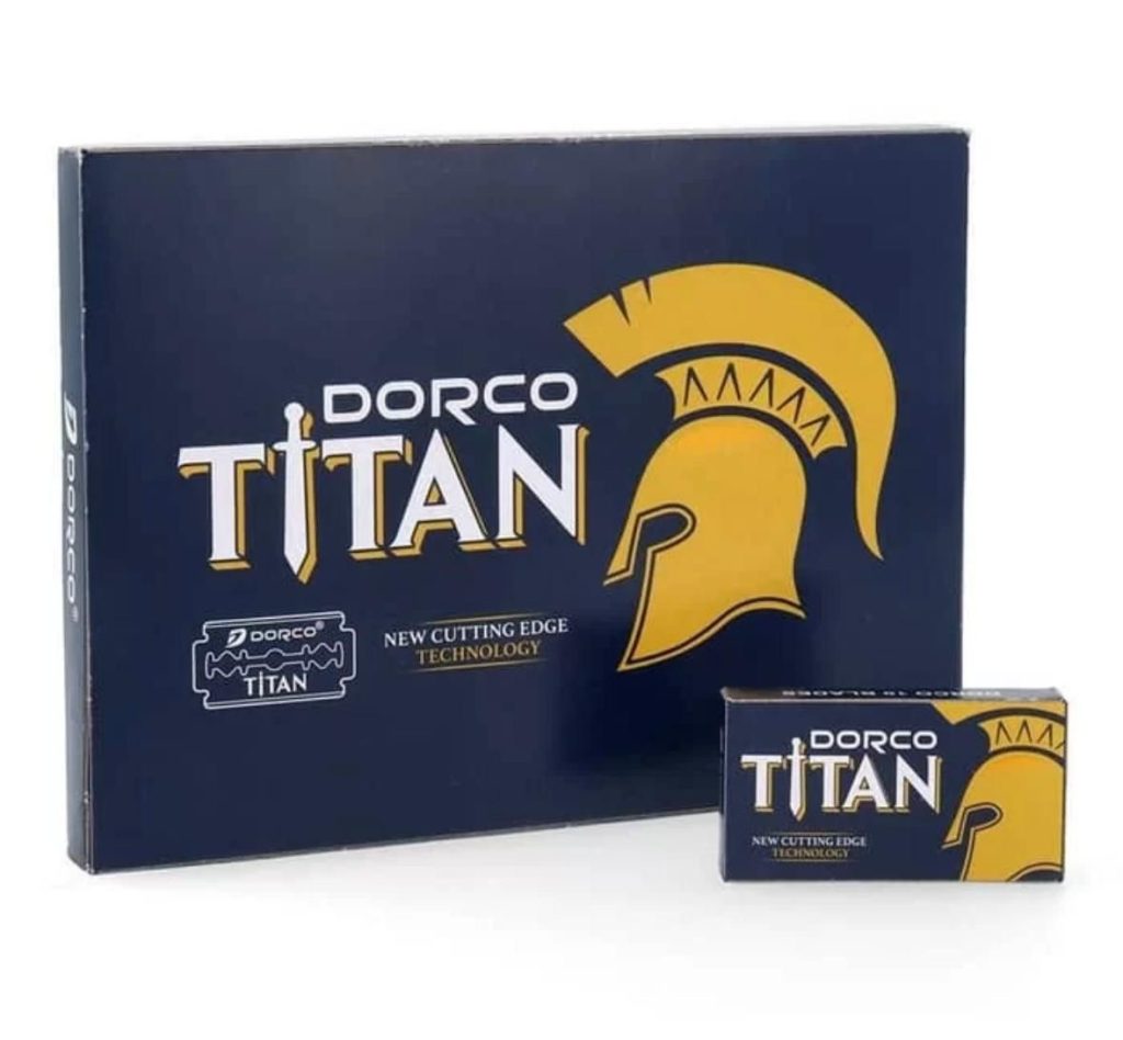 Сменные лезвия для бритья DORCO TITAN Корейское качество.