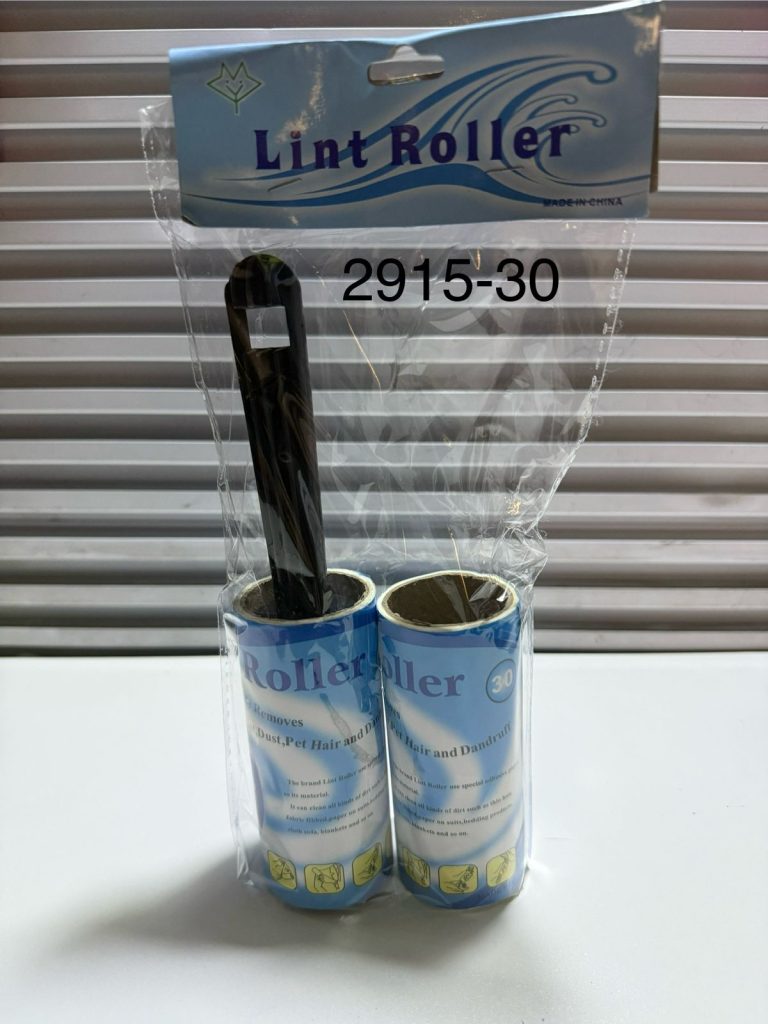 Ролик для чистки одежды от ворса и шерсти 30 листов, с запасным блоком.
