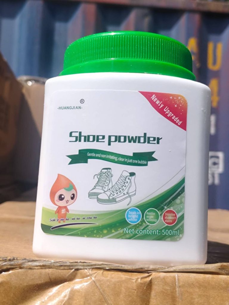 Порошок для отбеливания белой обуви