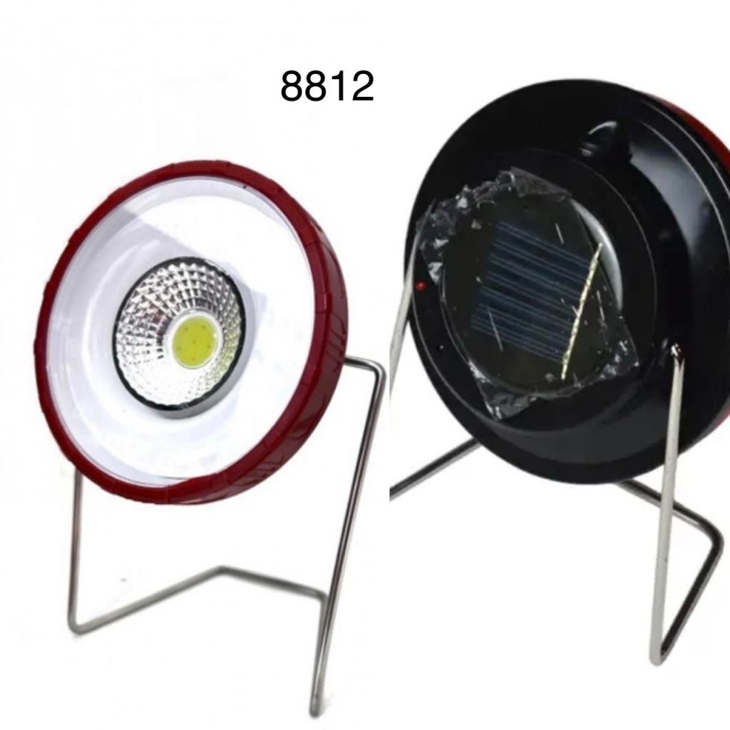 Портативный прожектор на солнечной панели 8812