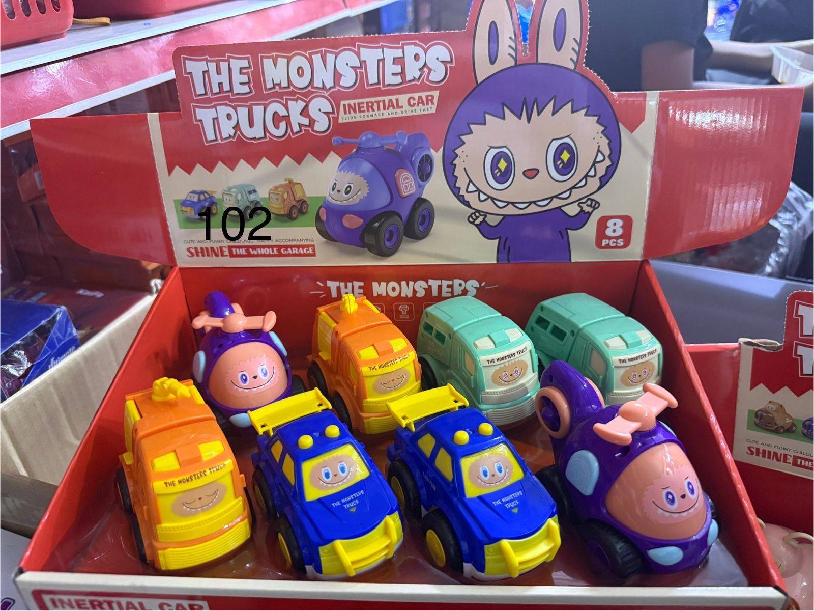 Инерционные машинки Лабубу