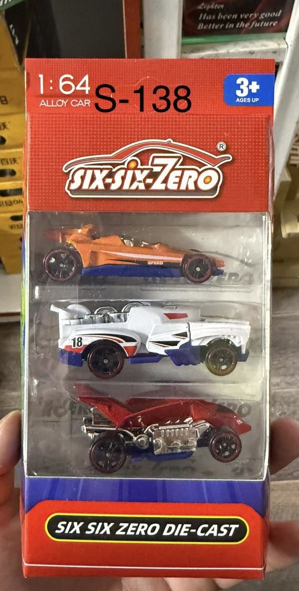 Детская машинка металлопластик 3/1 six zero S-138