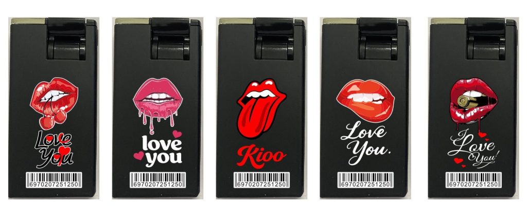 Зажигалки железные автоген  А20 Губы