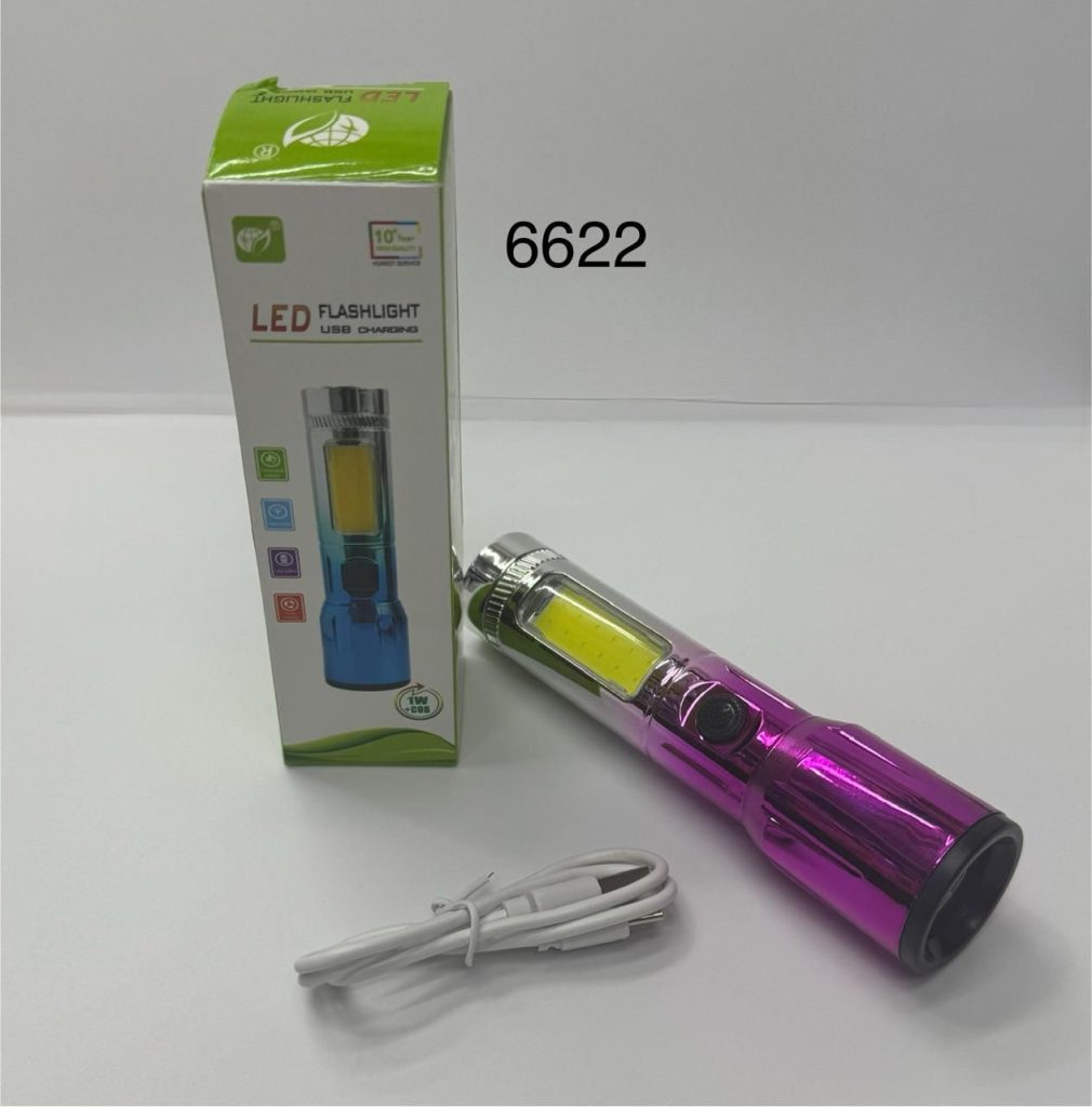 Ручной светодиодный фонарь + Светильник 6622