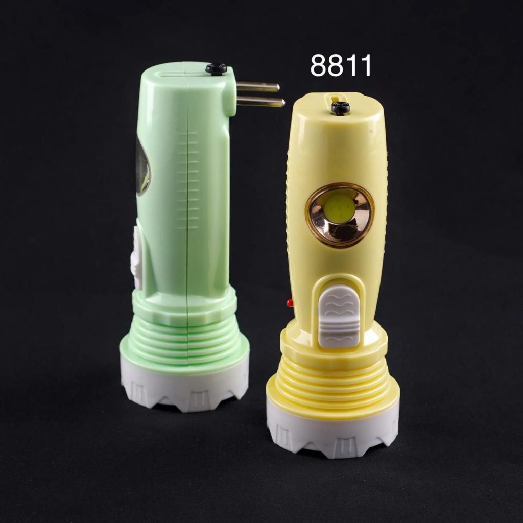 Ручной светодиодный аккумуляторный фонарь + Светильник 8811