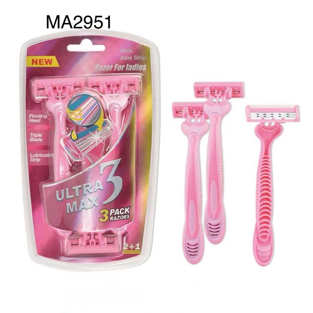 Одноразовые Женские станки для бритья MAX 3  МА2951