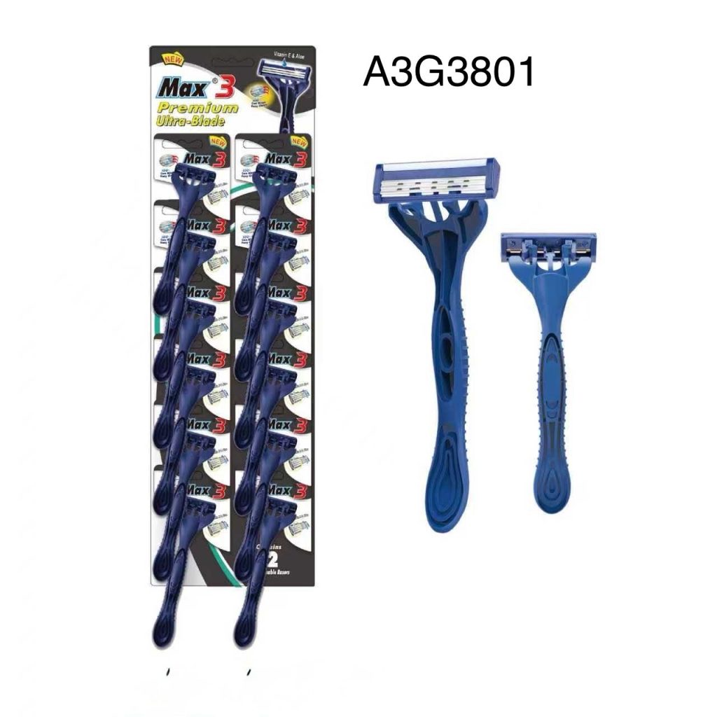 Одноразовые станки для бритья MAX 3. А3G3801
