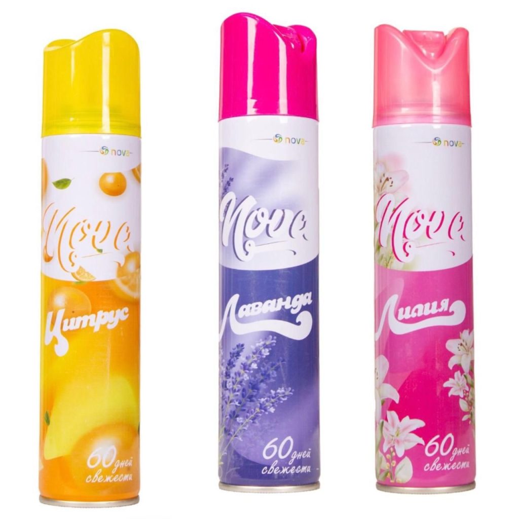 Освежитель воздуха Nowa. В ассортименте: цитрус, лаванда, лилия.