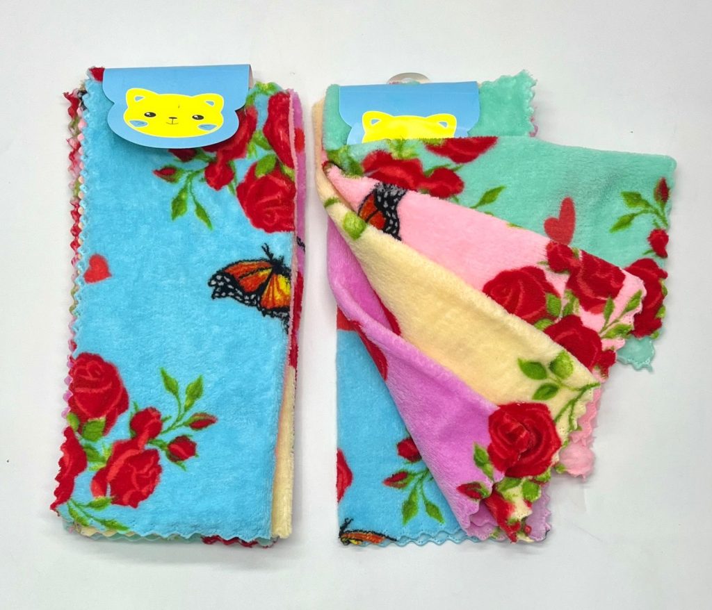 Микрофибра 5/1 принт Роза