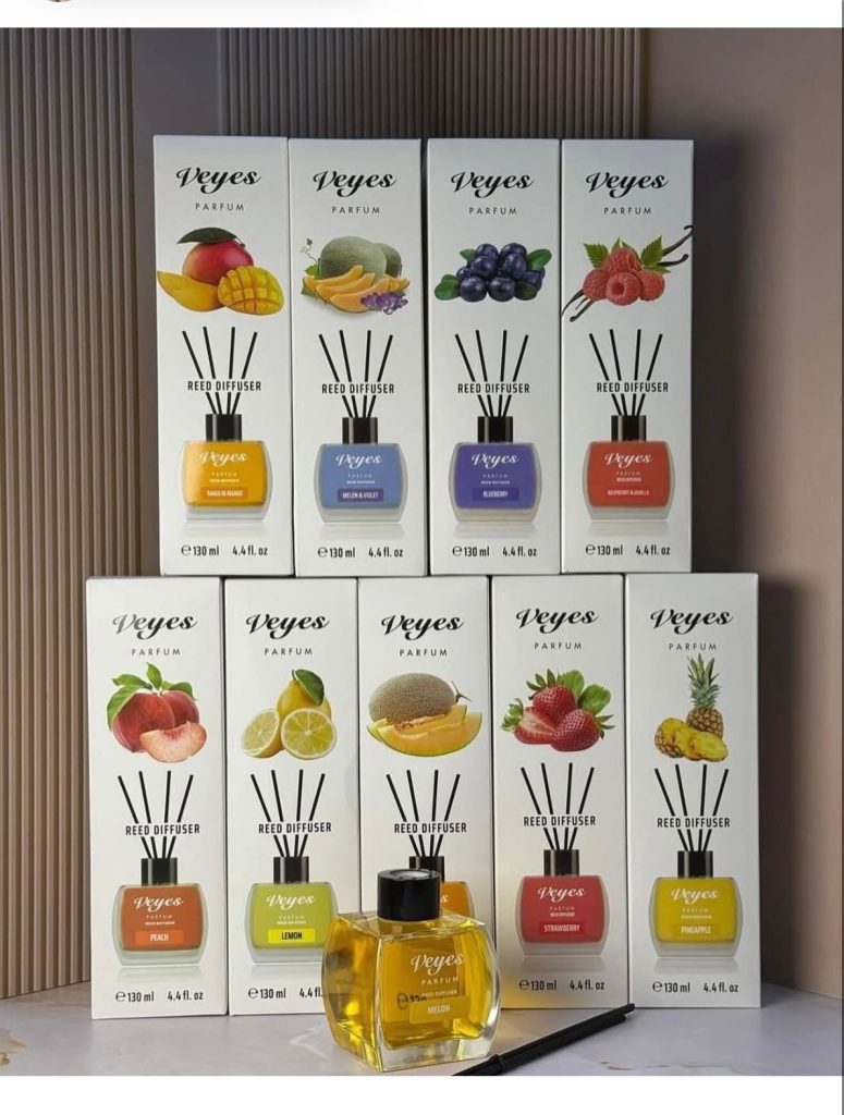 Ароматический диффузор Veyes Parfum объемом 130мл. Фруктовые и цветочные ароматы.